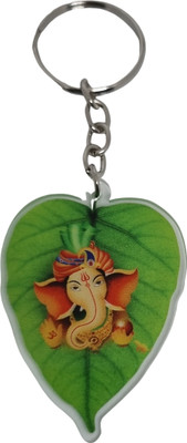 BLESSINGS Leaf Ganesha A Key Chain