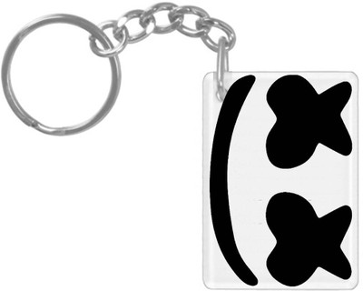 HamsaMART Keychain_k45-Marshmello Smile,-T45 Key Chain