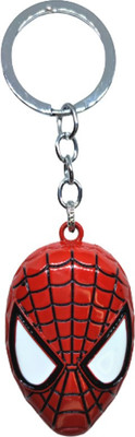 BIPS ENTERPRISES Marvel Avengers spiderman Red Keychain Metal Keychain for Bike Key Chain