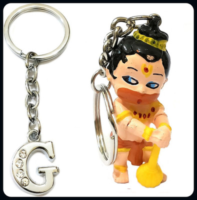 Meeko.com letter G & bali 14g-A Key Chain