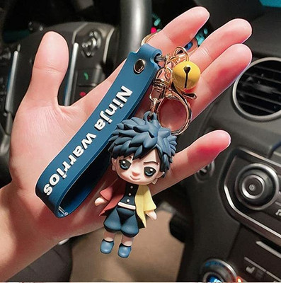 gtrp Trending Multi Color 3D Cartoon Character Rubber Keychain 1pes Key Chain