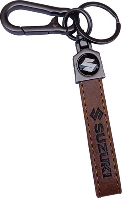 Keychain Trades Suzuki keychain leather keychain bike and cars keychain with metal finish Key Chain