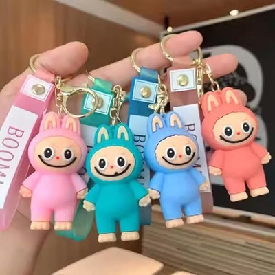 SHIVANICORP Labubu Sillicon Multicolor(pack of 2) Key Chain