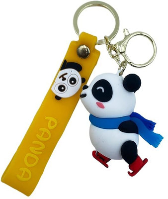 Funfob Panda Walking Keychain With Hook & Strap for fans Key Chain