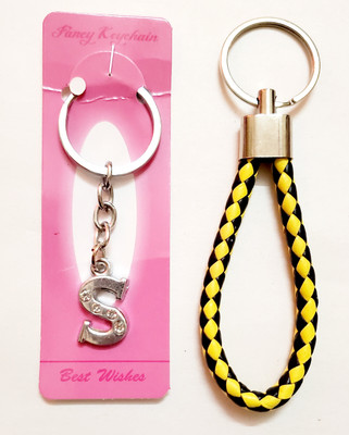ShopTalk Keychain Hook with letter S Key Chain