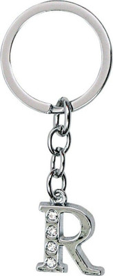 gtrp keychain-Alphabet-Letter-R-Metal-Keychain Key Chain