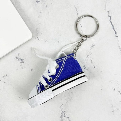 MeeTo Mini Sneaker 2 Keychain – Stylish Canvas Shoe Key Ring for Kids & Adults Key Chain