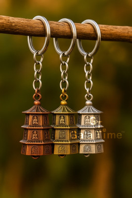 GT Gala Time Guardian for Bike Bell Combo Tibetan Keyring Lucky Charm Gift Kid Bag Girl Boy Key Chain