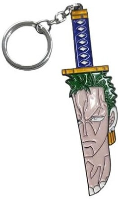 gtrp One Piece Zoro SWARD SHAPE Keychain Strap For Anime Fans Key Chain