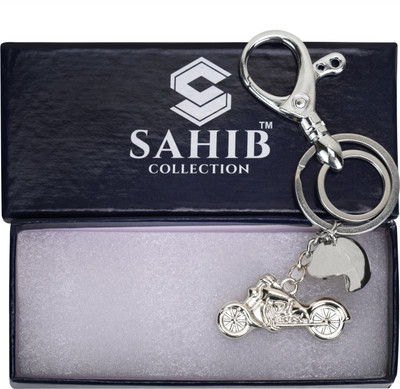 Sahib Collection Bullet Bike Helmet With P Hook Keychain (Pack-1) Key Chain