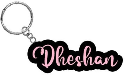 SY Gifts BPK Dheshan Name Keychain Key Chain