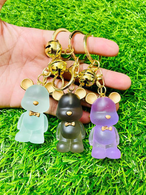 GKM Panda Latest Design combo set 3D keycahin key ring Key Chain