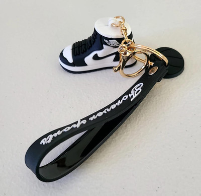 KYOP CLASSIC BLACK NIKE JORDAN SHOE KEYCHAIN Key Chain