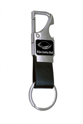 TRAQ Key-Chain_BJD ENGRAVED METAL KEYCHAIN WITH INTEGRATED OPENER FOR CAR OR BIKE Key Chain
