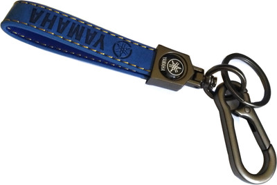YAMAHA keychains blue Leather hook Home Key Chain