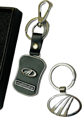 GKM Car chrome finish combo hook keychain for cars/bikes Key Chain
