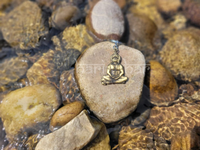 HARIDWARR Meditation Hanuman Key Chain_1 Key Chain
