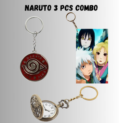 Hariyaali Enterprises LLP Naruto THE CUTIES OF LEAF VILLAGE OLD TIMES Unique Style 3 pcs Combo Key Chain