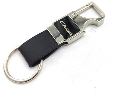 Jdp Novelty Premium Quality Metal Leather & Bottle Opener for bajaj chetak Bike Key Chain