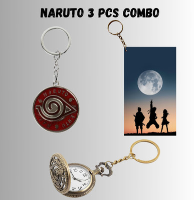 Hariyaali Enterprises LLP Naruto NARUTO SASUKE AND SAKURA TO THE MOON Unique Style 3 pcs Combo Key Chain