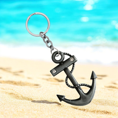 Shiv Jagdamba Anchor and Rope Ship Sailor Key Chain for Good Luck/Gifting Shivkey2024202 Key Chain