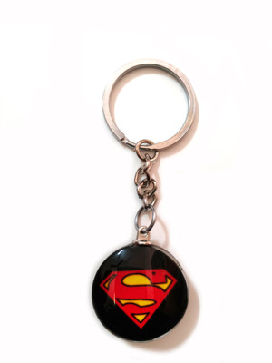 Meeko.com Superman Glass Key Chain Key Chain