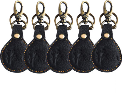 HAWAI Leather Keychain Loop with Belt Key Holder Key Chain