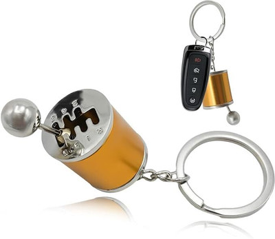 gtrp Gear Transmission Fidget Keychain Creative Auto Part Model Six-Speed 91 Key Chain