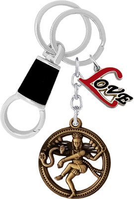 KYP Fashion Shiva Idol Lord Shiva Love Dancing Natraj/Nataraja Statue Key Chain