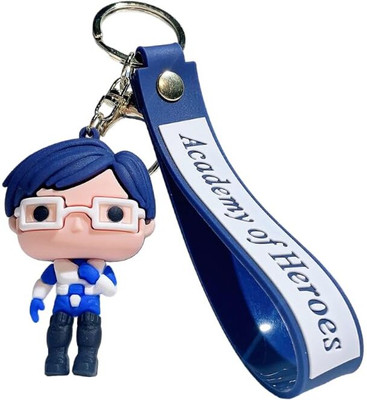 Funfob My Hero Acedemia KeychainCosplay Manga Otaku | (White Specs Hero) Key Chain