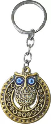 mik OWL EVIL EYE PREMIUM METAL Key Chain
