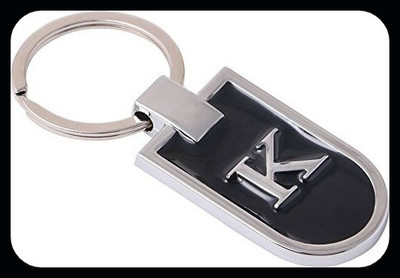 gtrp Trendy-K Letter Alphabet Metallic Key Chain Key Chain