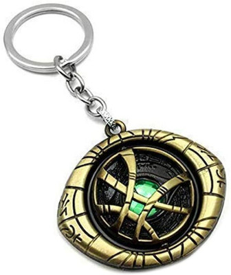 RV Mart Doctor Strange Dr Eye of Agamotto Rotating Metal Keychain Key Chain Key Ring Key Chain