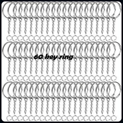 Meeko.com 180-Ring Connector 60 piece-A Key Chain
