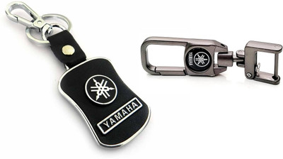 Mistazzo Yamaha Leather Strap Metal Hook keyring For R15 R3 MT-03 MT-15 FZ Fascino Key Chain