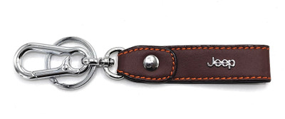 Jdp Novelty Premium Quality Leather Metal Keychain Hook.jeeep Key Chain