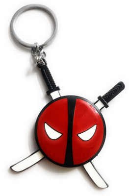 JAINSON MARTIN Character Deadpool Logo Rotating keychain Key Chain