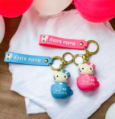 GKM Big Heavy Hello Kitty Keychain with Hook & Strap Key Chains combo pack keychain Key Chain