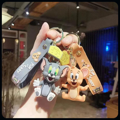 gtrp Keychain-Cute Tom and Jerry combo and Bag Hanging Accessory Key Chain