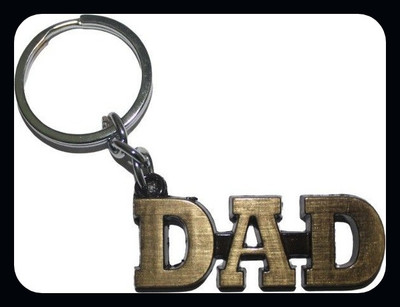 MAG BEE DAD High Quality Silver Words for Gifting-Premium Key Chain