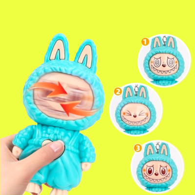 FlyTouch Funny Labubu Cartoon Keychain for Collectors, Teens, and Gift Buyers Key Chain