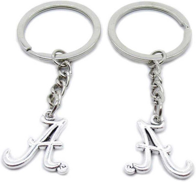 AMANVANI Alphabet Letter A Beautiful Keychains Metal Keychain LOGO A keychain Key Chain
