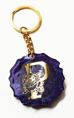 IG Crafter Resin P Alphabetic Key Chain