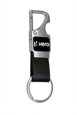 TRAQ Key-Chain_ENGRAVED METAL KEYCHAIN WITH INTEGRATED OPENER FOR CAR OR BIKE Key Chain