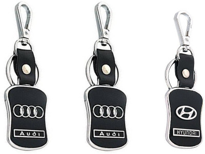 GSV Audi,Hundai logo Leather hook Keychain best quality keychain Key Chain