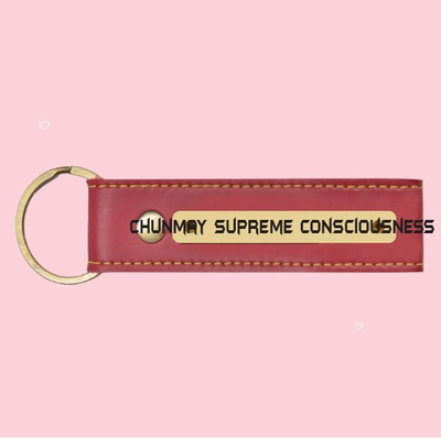 SY Gifts Wred Chunmay Supreme consciousness Vegan Leater keychain Key Chain