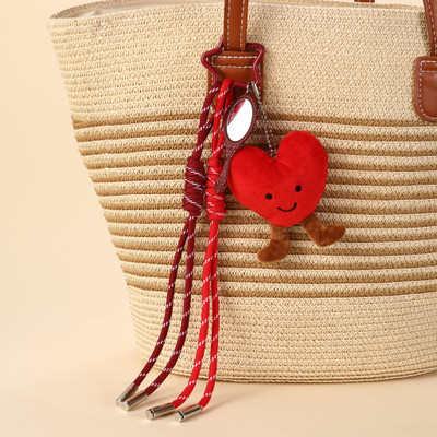 Salty Love Bag Heart Purse Charm Key Chain