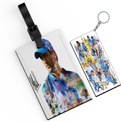 Morons The Ultimate MS Dhoni Luggage Tag And Key Chain