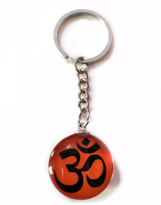 Meeko.com OM Glass Key Chain Key Chain