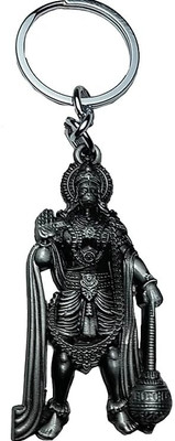 GKM Attractive Lord Hanuman Ram Bhagat Metal high quality keychain Key Chain
